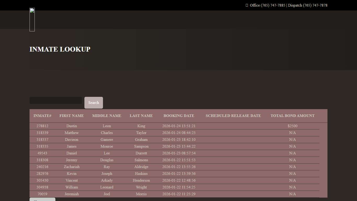 Inmate Lookup - Delaware County Sheriff